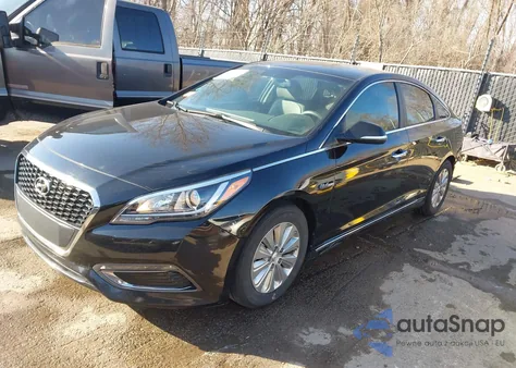2017 Hyundai Sonata Hybrid Se из США, поврежденный, VIN KMHE24L30HA069799
